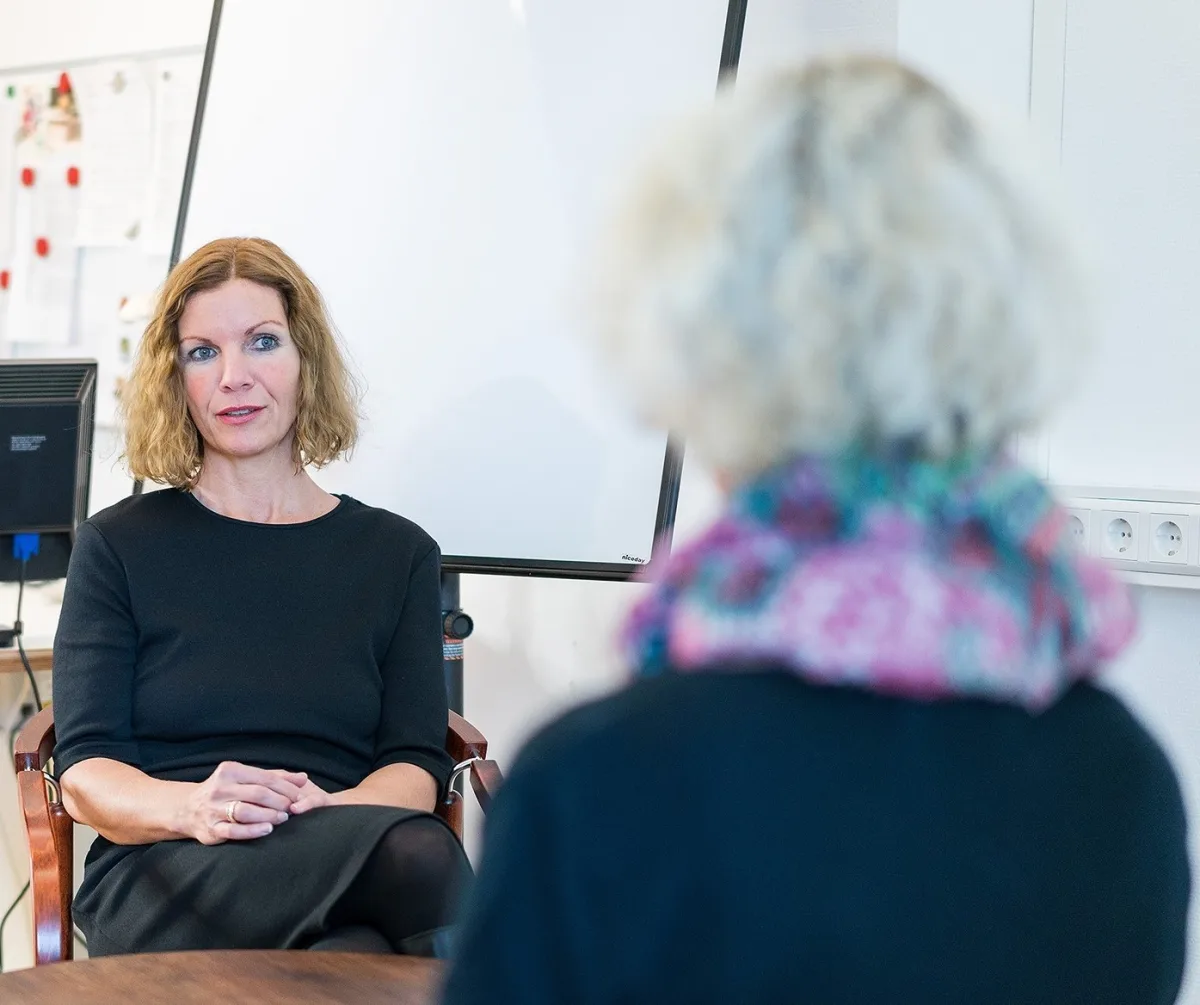 Ärztlich-psychiatrisches Gespräch in der Sanima Klinik